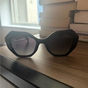 Prada Black Geometric Sunglasses
